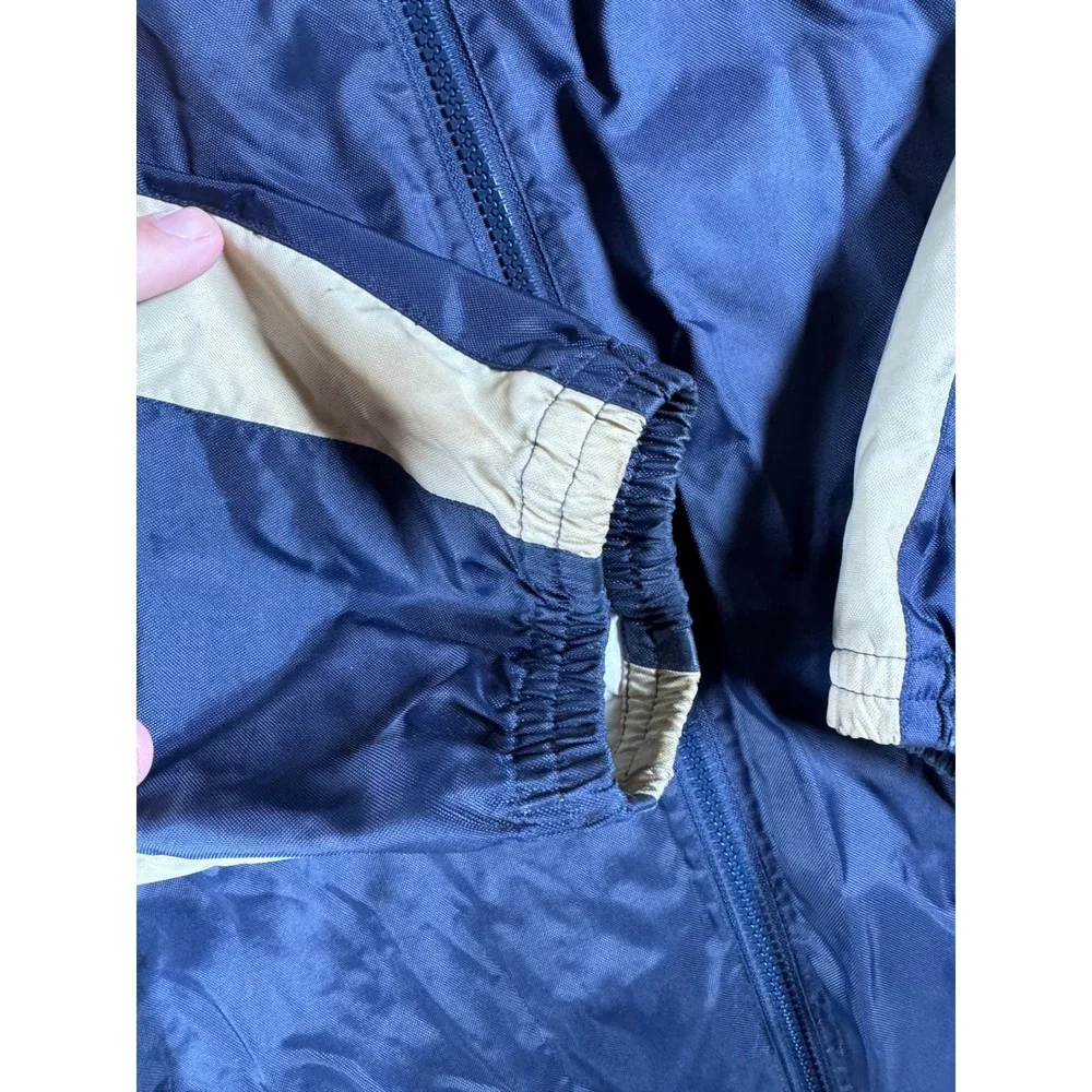 Vintage Adidas Notre Dame Fighting Irish Navy Blue‎ Full Zip Jacket Men's XXL